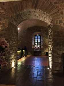 Lobby of the JW Marriott in Cuzco